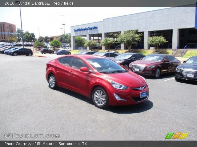 2016 Hyundai Elantra SE in Red