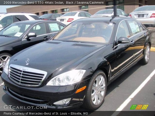 2009 Mercedes-Benz S 550 4Matic Sedan in Black