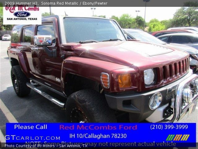 2009 Hummer H3  in Sonoma Red Metallic