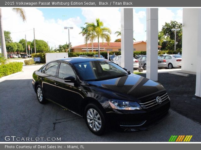 2015 Volkswagen Passat Wolfsburg Edition Sedan in Black