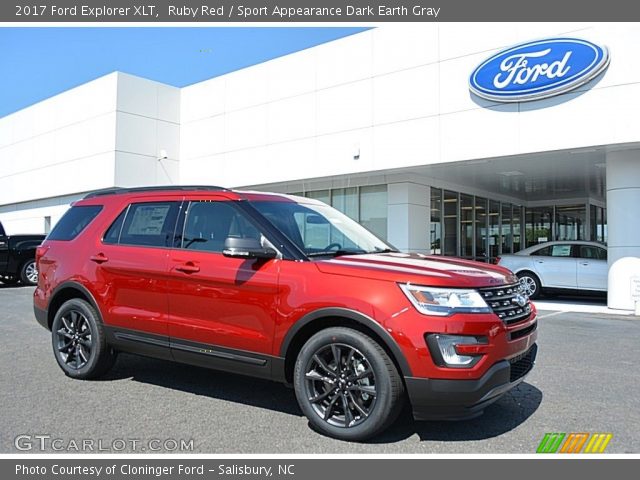 2017 Ford Explorer XLT in Ruby Red