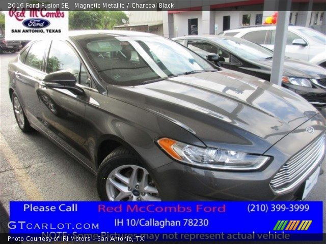 2016 Ford Fusion SE in Magnetic Metallic