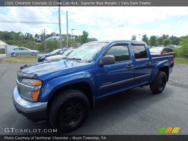 2005 Chevrolet Colorado LS Crew Cab 4x4 in Superior Blue Metallic
