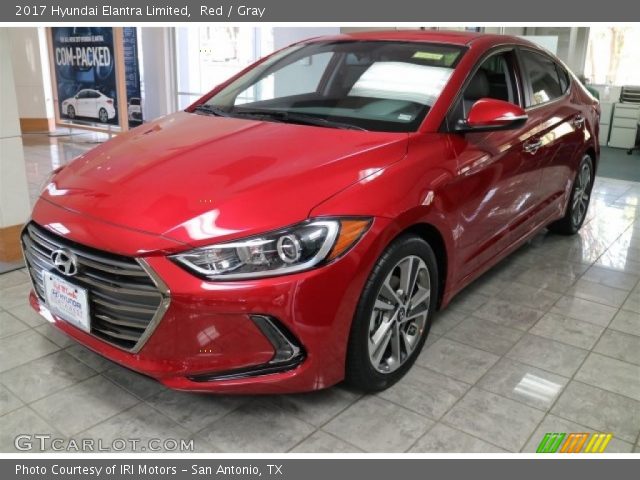 2017 Hyundai Elantra Limited in Red