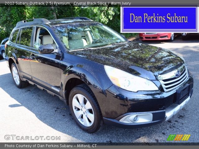 2012 Subaru Outback 2.5i Premium in Crystal Black Silica