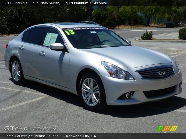 2013 Infiniti G 37 Journey Sedan in Liquid Platinum