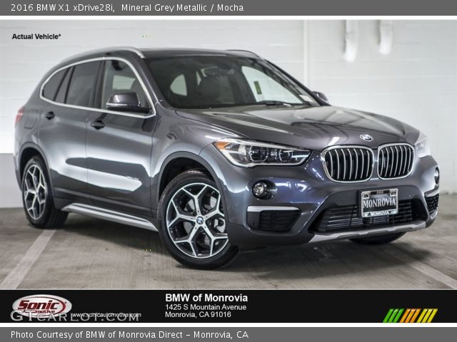 2016 BMW X1 xDrive28i in Mineral Grey Metallic