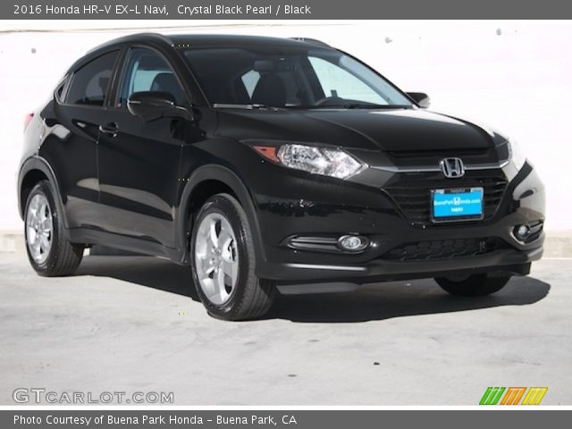 2016 Honda HR-V EX-L Navi in Crystal Black Pearl