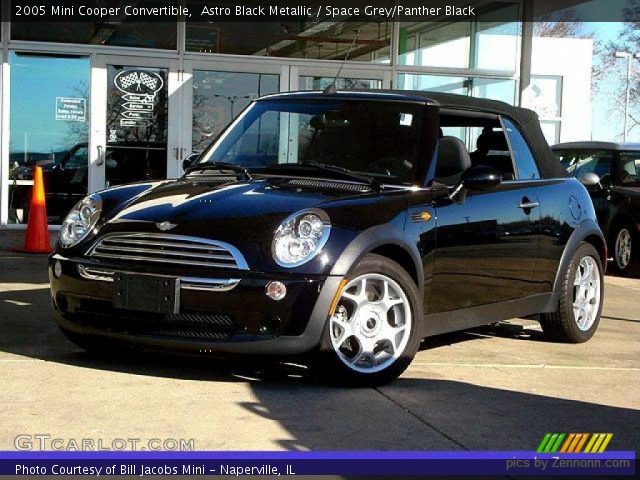 2005 Mini Cooper Convertible in Astro Black Metallic