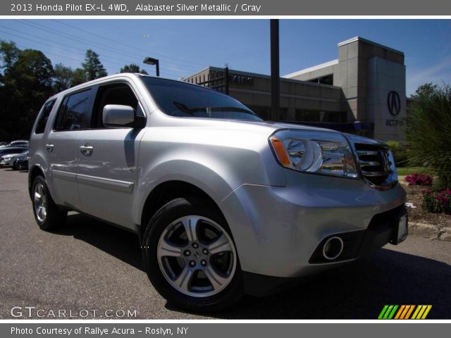 2013 Honda Pilot EX-L 4WD in Alabaster Silver Metallic