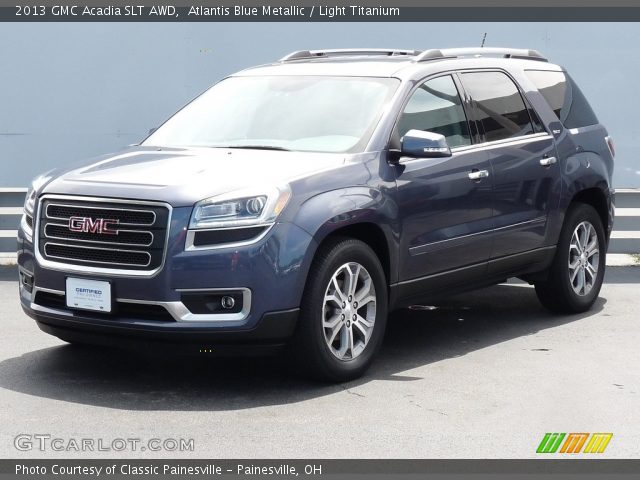 2013 GMC Acadia SLT AWD in Atlantis Blue Metallic