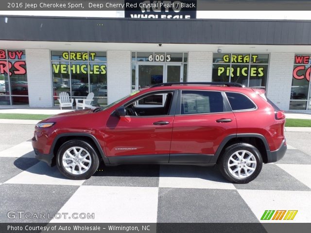2016 Jeep Cherokee Sport in Deep Cherry Red Crystal Pearl