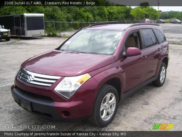 2008 Suzuki XL7 AWD in Cranberry Red Metallic