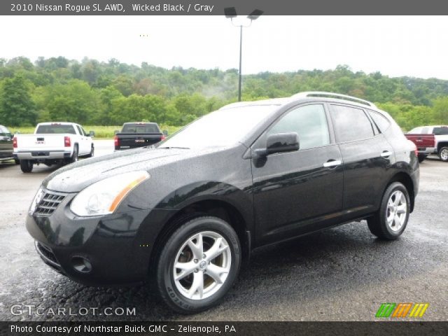 2010 Nissan Rogue SL AWD in Wicked Black