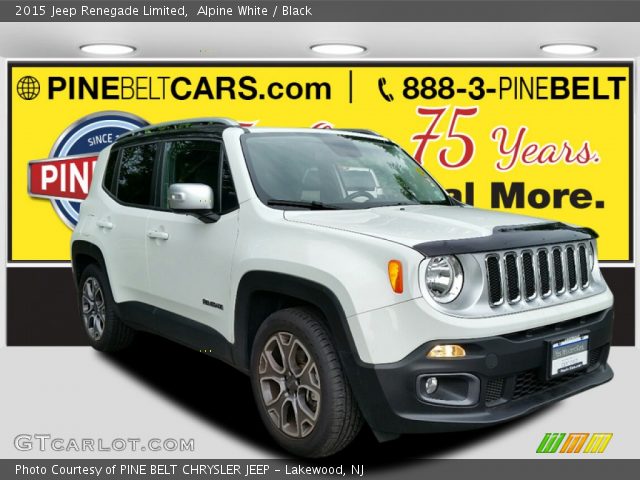 2015 Jeep Renegade Limited in Alpine White