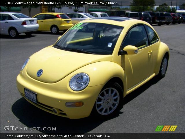 2004 Volkswagen New Beetle GLS Coupe in Sunflower Yellow