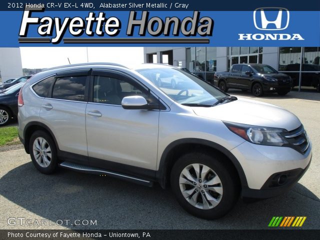 2012 Honda CR-V EX-L 4WD in Alabaster Silver Metallic