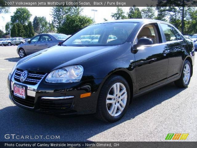 2007 Volkswagen Jetta Wolfsburg Edition Sedan in Black