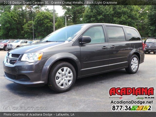 2016 Dodge Grand Caravan SE in Granite Crystal Metallic