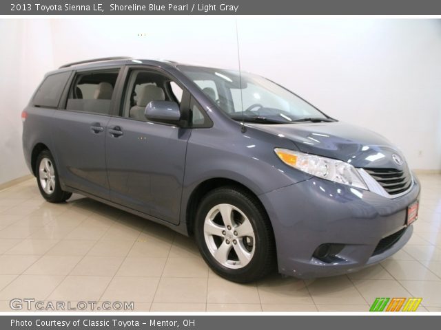 2013 Toyota Sienna LE in Shoreline Blue Pearl