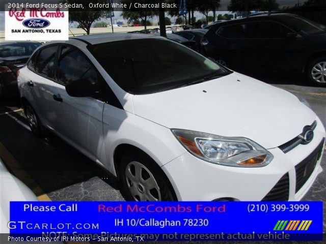 2014 Ford Focus S Sedan in Oxford White
