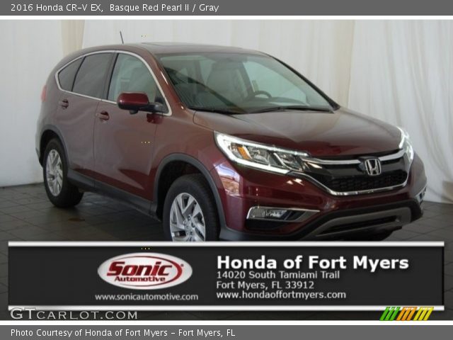 2016 Honda CR-V EX in Basque Red Pearl II