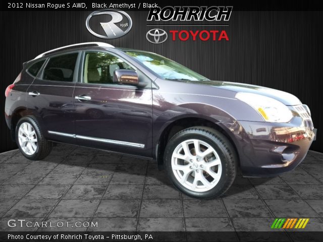 2012 Nissan Rogue S AWD in Black Amethyst