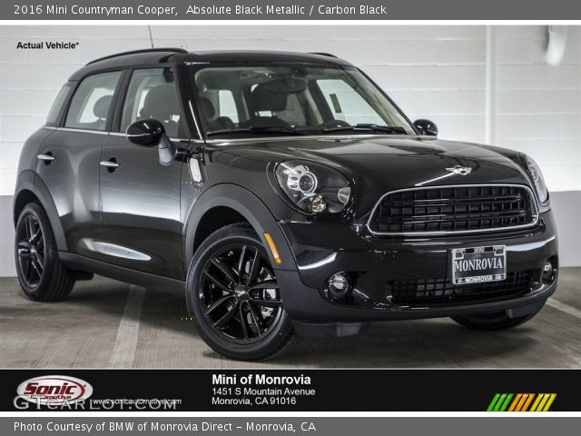 2016 Mini Countryman Cooper in Absolute Black Metallic