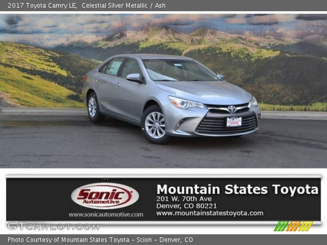 2017 Toyota Camry LE in Celestial Silver Metallic