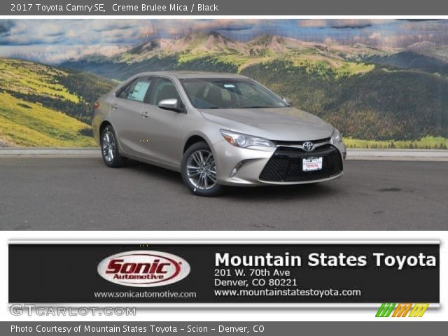 2017 Toyota Camry SE in Creme Brulee Mica