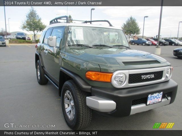 2014 Toyota FJ Cruiser 4WD in Army Green