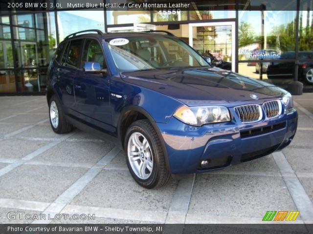 2006 BMW X3 3.0i in Mystic Blue Metallic