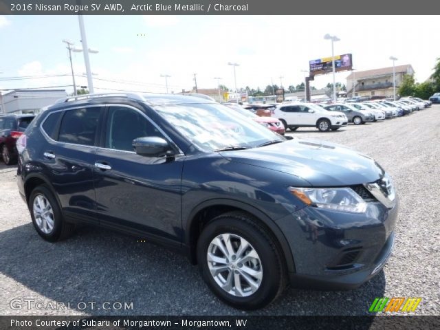 2016 Nissan Rogue SV AWD in Arctic Blue Metallic
