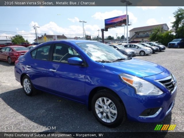 2016 Nissan Versa SV Sedan in Metallic Blue