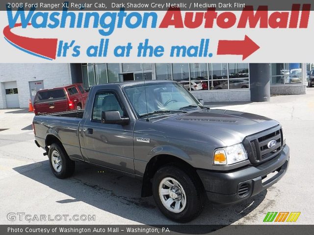 2008 Ford Ranger XL Regular Cab in Dark Shadow Grey Metallic