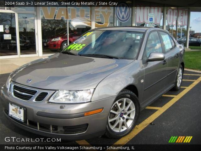 2004 Saab 9-3 Linear Sedan in Steel Gray Metallic