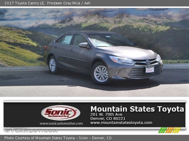 2017 Toyota Camry LE in Predawn Gray Mica