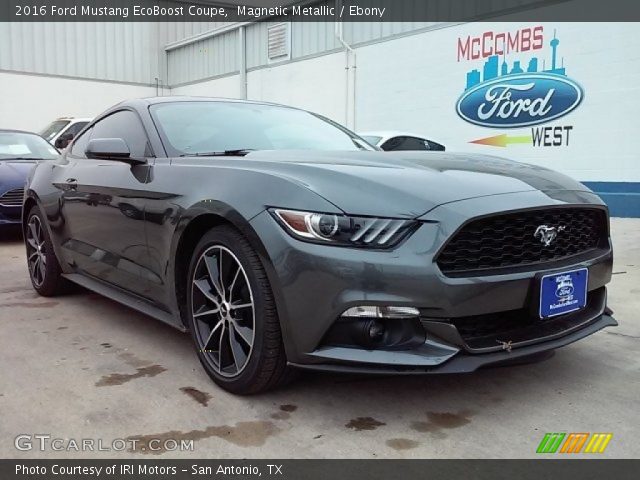 2016 Ford Mustang EcoBoost Coupe in Magnetic Metallic