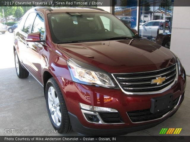 2017 Chevrolet Traverse LT in Siren Red Tintcoat