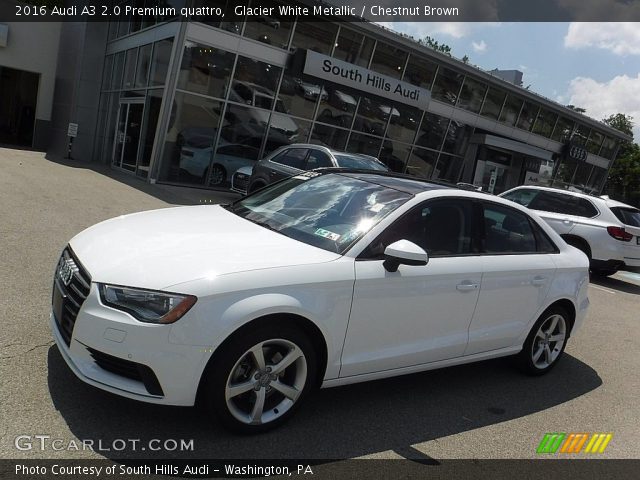 2016 Audi A3 2.0 Premium quattro in Glacier White Metallic