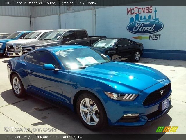 2017 Ford Mustang V6 Coupe in Lightning Blue