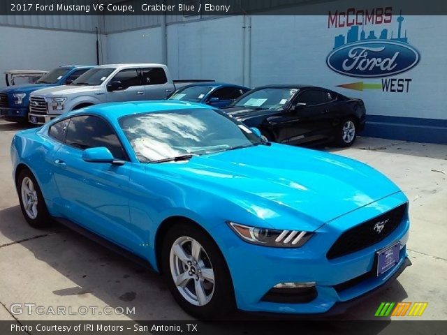 2017 Ford Mustang V6 Coupe in Grabber Blue