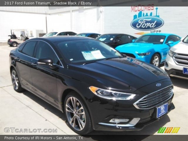 2017 Ford Fusion Titanium in Shadow Black