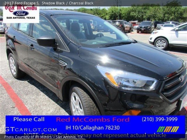 2017 Ford Escape S in Shadow Black
