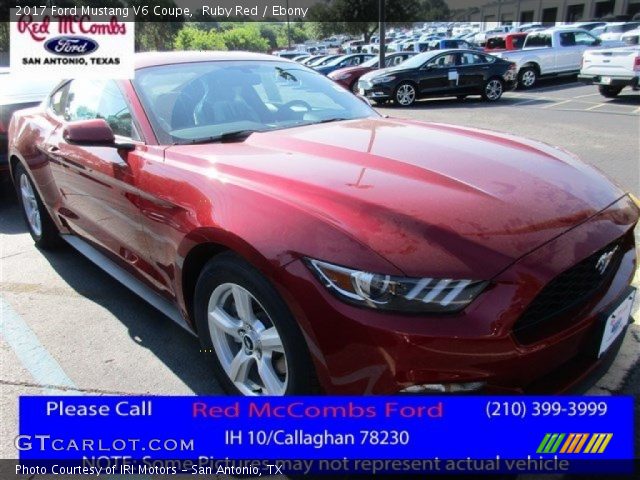 2017 Ford Mustang V6 Coupe in Ruby Red