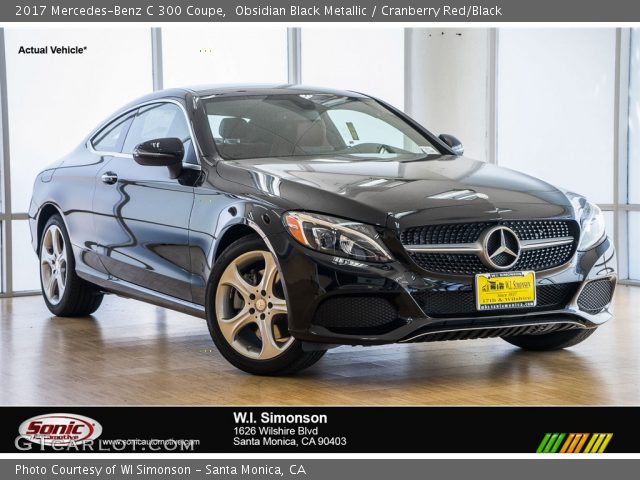 2017 Mercedes-Benz C 300 Coupe in Obsidian Black Metallic