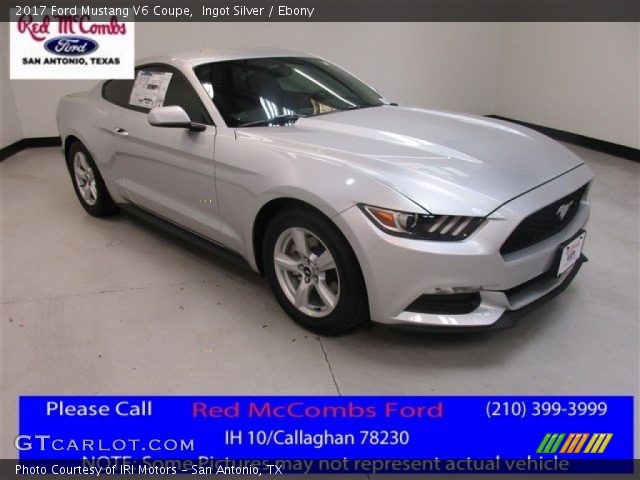 2017 Ford Mustang V6 Coupe in Ingot Silver