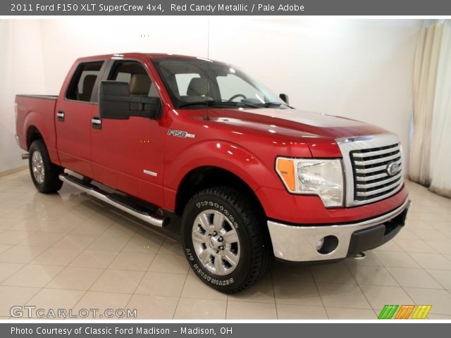 2011 Ford F150 XLT SuperCrew 4x4 in Red Candy Metallic