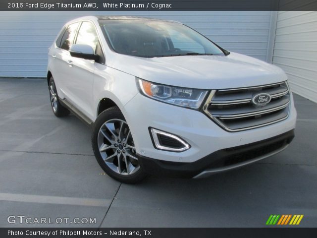 2016 Ford Edge Titanium AWD in White Platinum