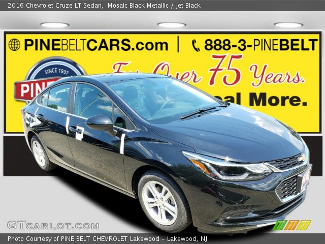 2016 Chevrolet Cruze LT Sedan in Mosaic Black Metallic